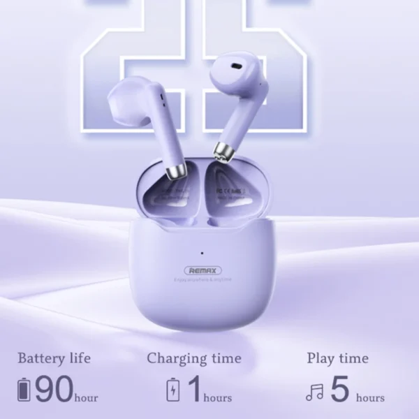 Remax Bluetooth Wireless Earbuds for Mobile Phone Home Office Use TWS-19 - Image 5
