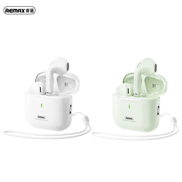 REMAX Starryue Series CozyBuds W27 True Wireless Stereo Earbuds For Call And Music Earpiece -WHITE- - Image 5