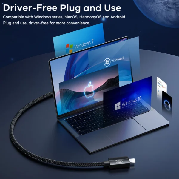 Remax Type-c to Type-c 240W Fast Charging Data Cable for Notebook RC-C039 - Image 3