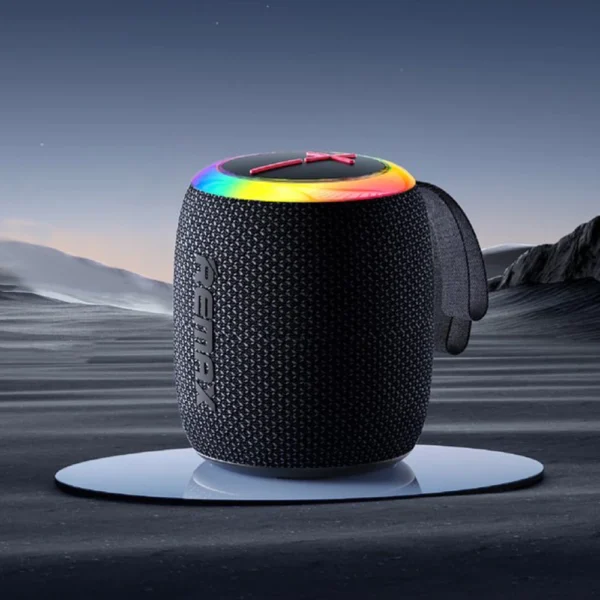 Remax RGB Wireless Mini Portable Speaker for Home Office Use RB-M81 -Black- - Image 2