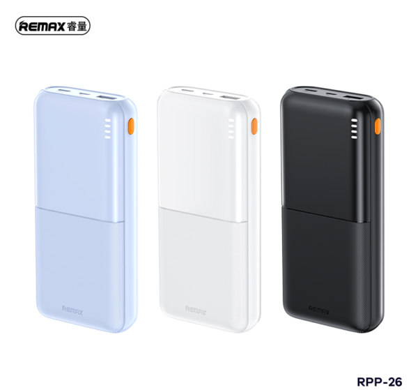 Remax 20000mAh PowerBank 2.4A  Backup Battery Fast Charge RPP-26 - Image 2