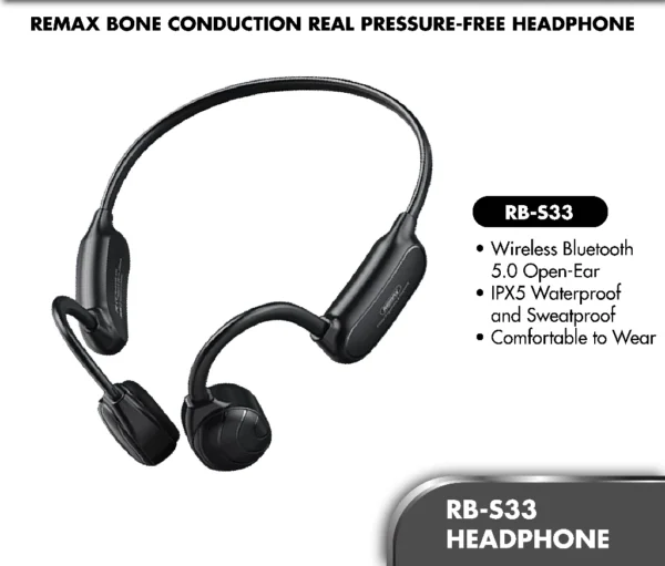 Remax Bone Conduction Wireless Earbuds for Sports RB-S33