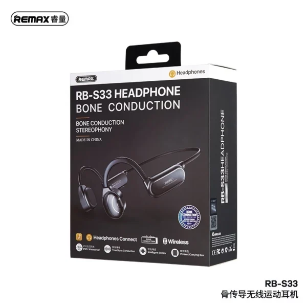 Remax Bone Conduction Wireless Earbuds for Sports RB-S33 - Image 7