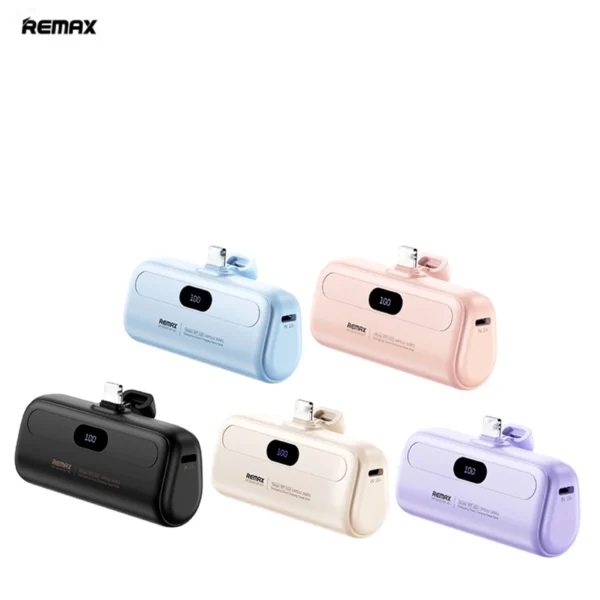 Remax 5000mAh Mini PowerBank 10W  LED Display Fast Charging Type-c/iP Port for Phone RPP-632/633 - Image 6