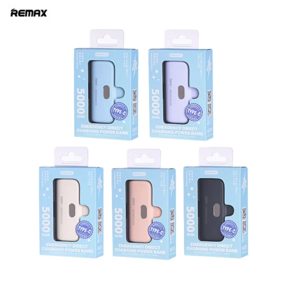 Remax 5000mAh Mini PowerBank 10W  LED Display Fast Charging Type-c/iP Port for Phone RPP-632/633 - Image 7