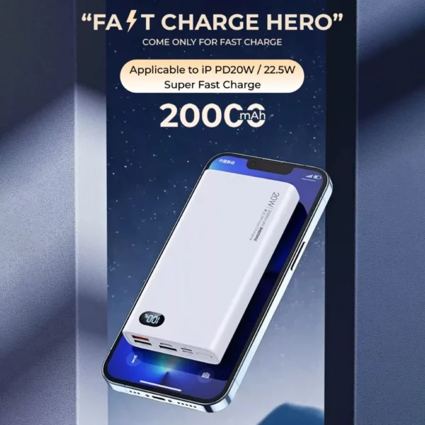 Remax 20000mAh Power Bank Quick Charging for Multiple Devices RPP-292 - Image 4