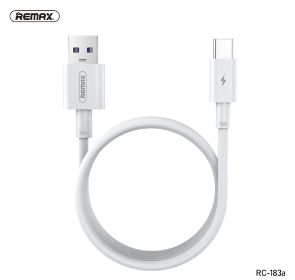 Remax 5A Fast Charging Data Cable 2m Length for Home and Office Use RC-183a
