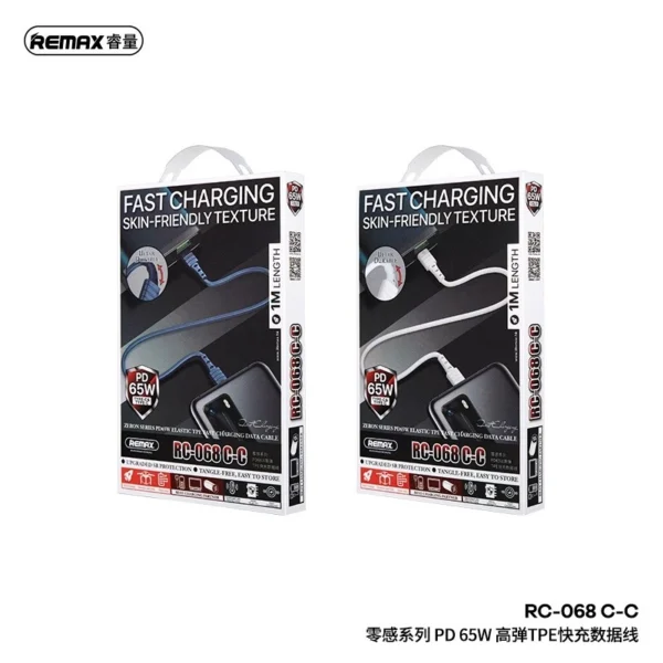 Remax  65W Type-C Super Fast Charging Cable for Mobile Phone RC-068 - Image 7