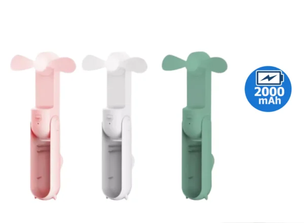 Remax USB handheld Mini Fan with 2000mAh F12 Pro