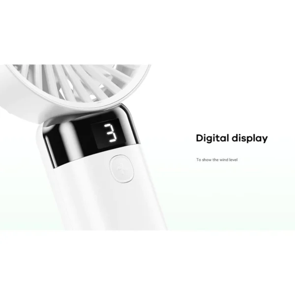 Remax 1200mAh Handheld Fan with Digital Display F35 - Image 7