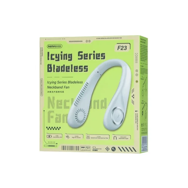 Remax 5000mAh Bladeless Neckbank Fan for Outdoors Activities F23 - Image 6