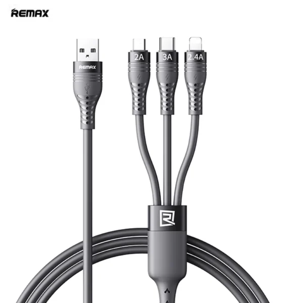 Remax 3 in 1 Fast Charging 15W Cable for Mobile Phone Tablet RC-C151