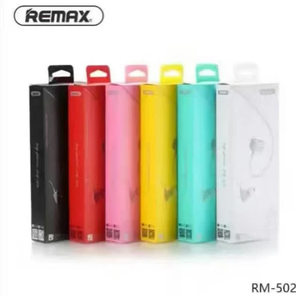 Remax 3.5mm Plug Wired Earphones Multiple Colors for Multiple Devices RM-502 - Image 2