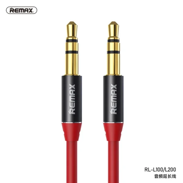 Remax 100/200cm Length Aux Audio Cable 3.5MM Plug RL-L100/L200 - Image 6