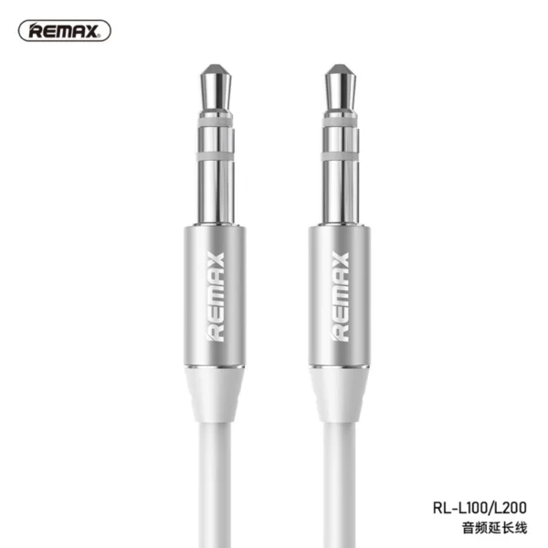 Remax 100/200cm Length Aux Audio Cable 3.5MM Plug RL-L100/L200 - Image 5