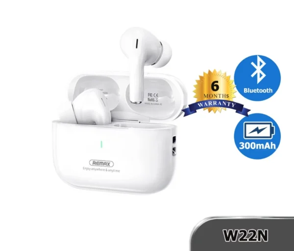 Remax Wireless Bluetooth 5.4 Noise Reduction for Mobile Phone Cozybuds W22N