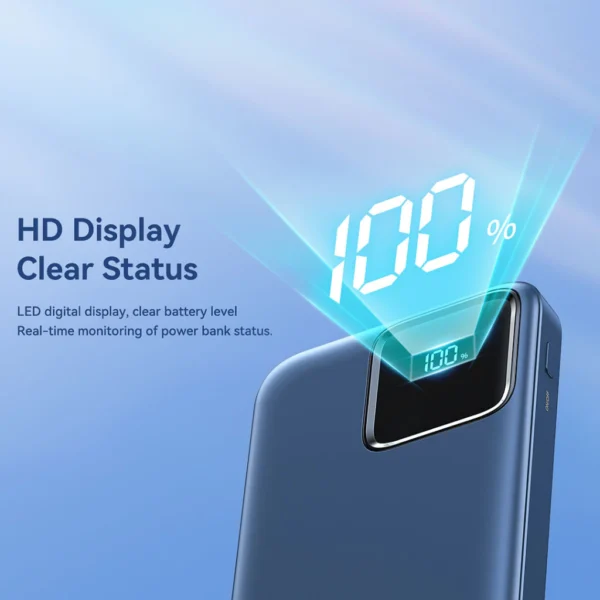 Remax 10000mAh Power Bank Quick Charging for Multiple Devices RPP-500 BLUE - Image 3