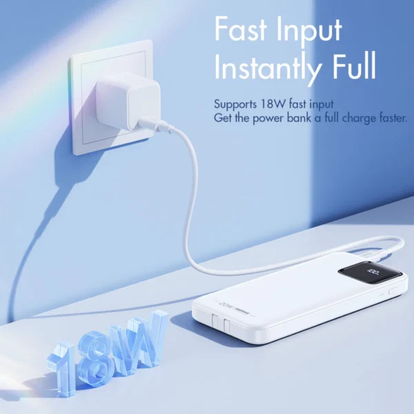 Remax 10000mAh Power Bank Quick Charging for Multiple Devices RPP-500 BLUE - Image 5