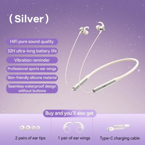 Remax Wireless Neckband Earphone Bluetooth for Sport and Gym RB-S16 - Image 6