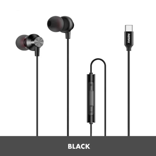 Remax 120cm Length Metal Wired Earphone of Music Calling RM-560i - Image 3