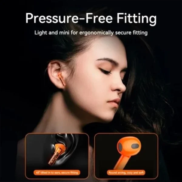 Remax Bluetooth Earphone Clear True Wireless Earbuds for Smartphone Cozybuds 6C BLACK - Image 2