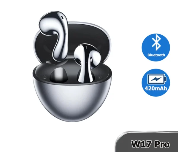 REMAX COZYBUDS W17 PRO YUNHIA SERIES DUAL ENC WIRELESS EARBUDS SILVER
