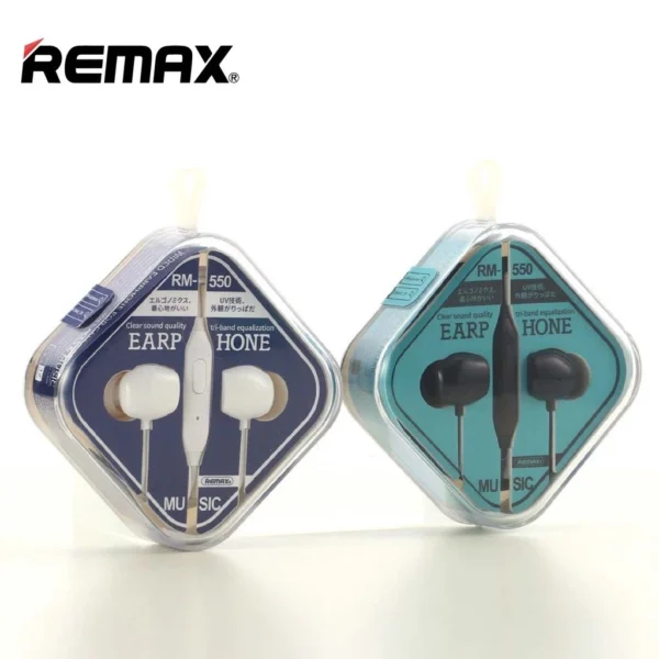 Remax 3.5MM Plug Wired Earphone for Call & Music RM-550 - Image 7