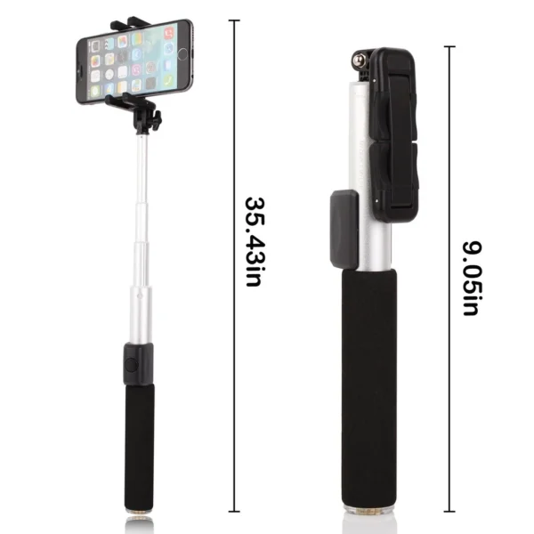 Remax Bluetooth Foldable Selfie Stick for Smartphone RP-P4 - Image 3