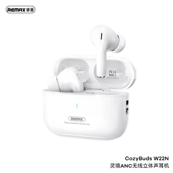 Remax Wireless Bluetooth 5.4 Noise Reduction for Mobile Phone Cozybuds W22N - Image 5