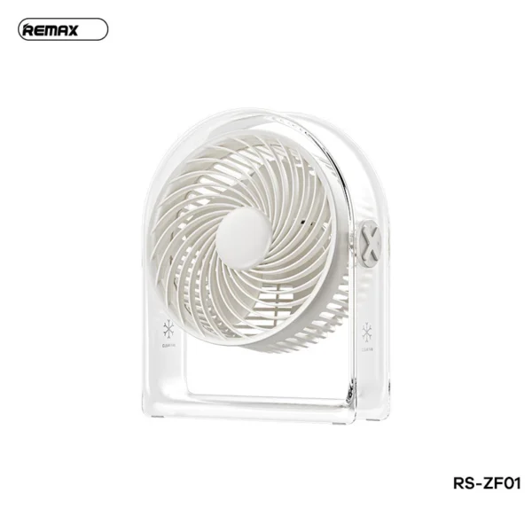 Remax Desktop Fan 45° Rotation Portable Fan 3-Gear RS-ZF01 WHITE