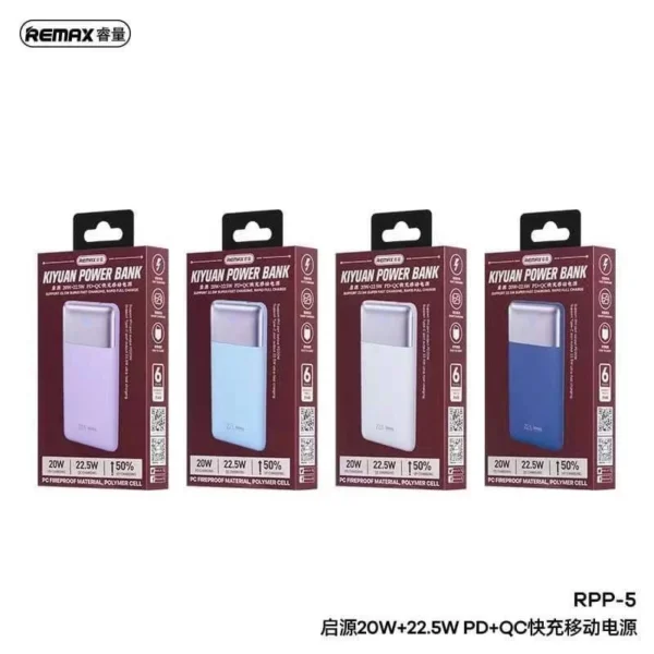 Remax 10000mAh Powerbank Quick Charging with LED Digital Display RPP-5 - Image 5