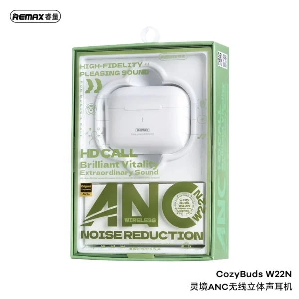 Remax Wireless Bluetooth 5.4 Noise Reduction for Mobile Phone Cozybuds W22N - Image 6